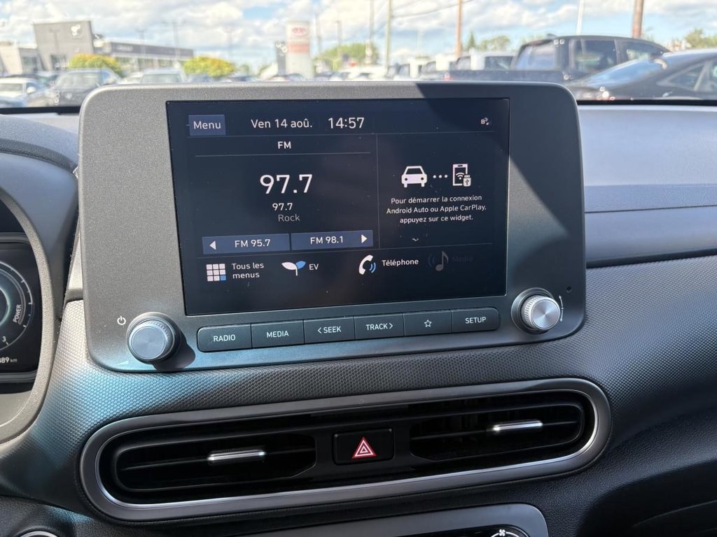 Hyundai Kona Electric Preferred FWD w/Two-Tone Roof CARPLAY I STARTER I MAGS I HEATED SEATS AND STEERING WHEEL 2022 à Montréal, Québec - 14 - w1024h768px