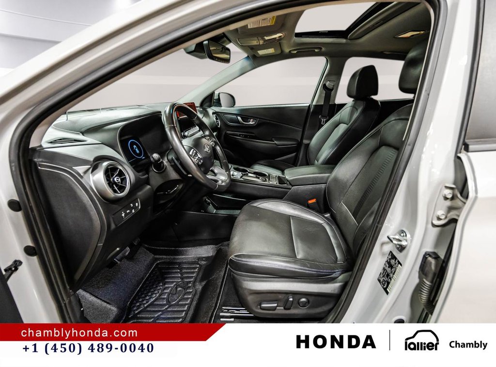 2023 Hyundai Kona Electric Ultimate I CARPLAY I HEATED & VENTILATED SEATS I SUNROOF MAGS I ACTIVE SECURITY in Montréal, Quebec - 21 - w1024h768px