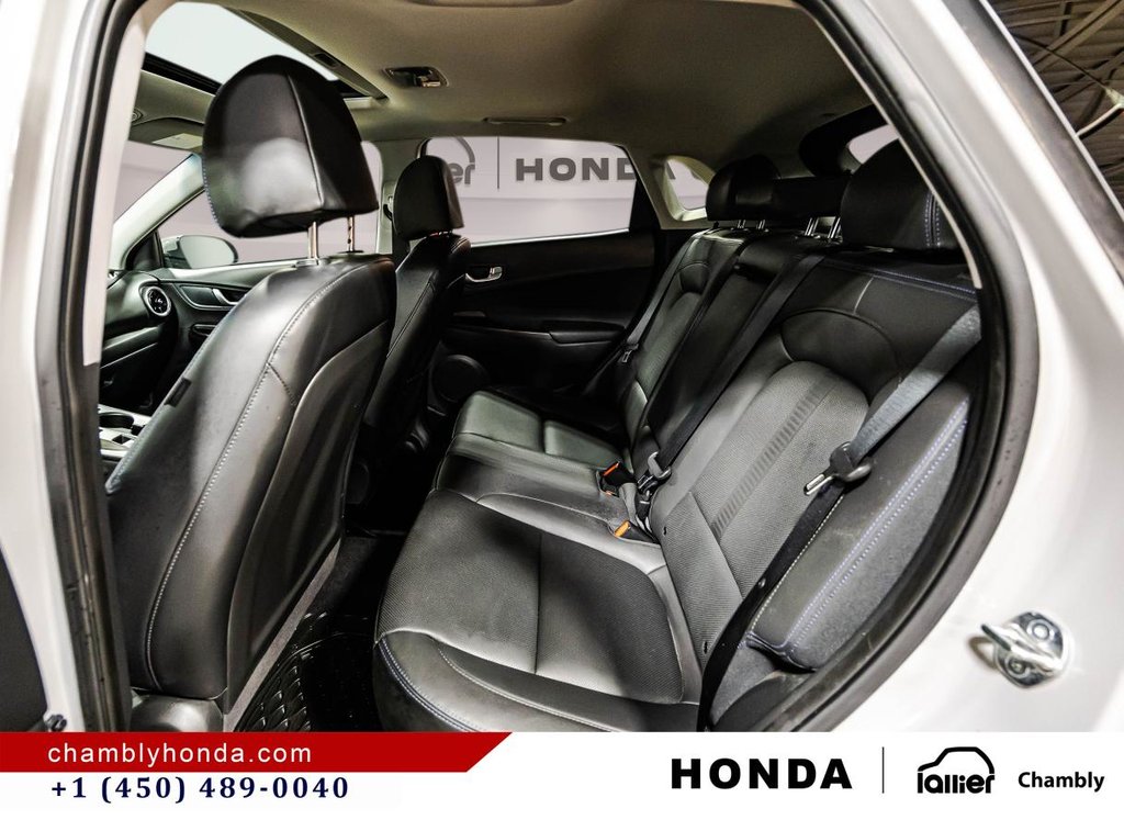 2023 Hyundai Kona Electric Ultimate I CARPLAY I HEATED & VENTILATED SEATS I SUNROOF MAGS I ACTIVE SECURITY in Montréal, Quebec - 15 - w1024h768px