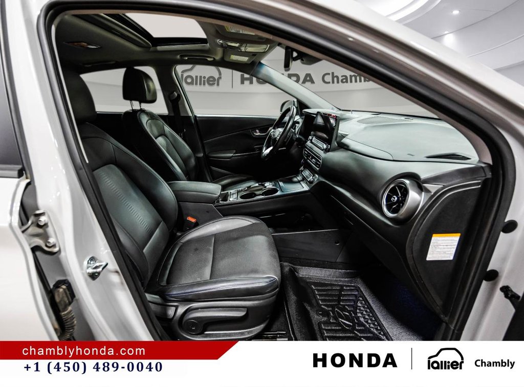 2023 Hyundai Kona Electric Ultimate I CARPLAY I HEATED & VENTILATED SEATS I SUNROOF MAGS I ACTIVE SECURITY in Montréal, Quebec - 19 - w1024h768px