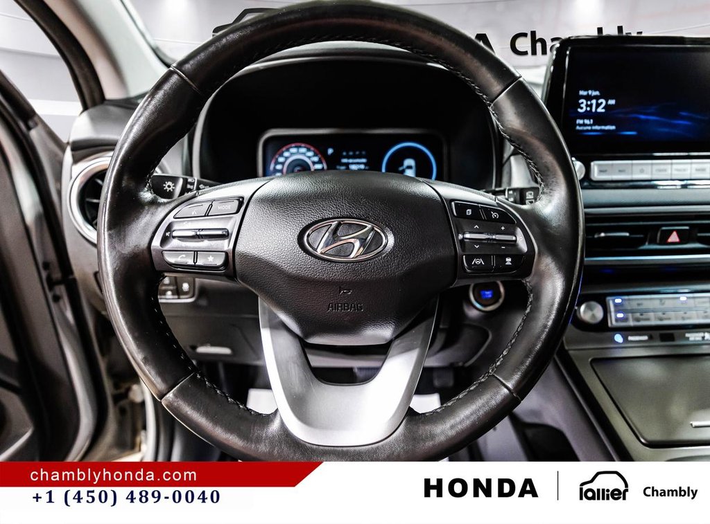 2023 Hyundai Kona Electric Ultimate I CARPLAY I HEATED & VENTILATED SEATS I SUNROOF MAGS I ACTIVE SECURITY in Montréal, Quebec - 24 - w1024h768px