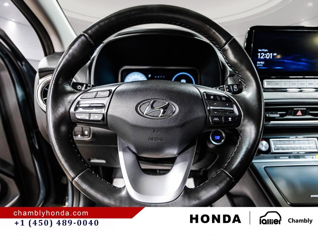 Hyundai Kona Electric Preferred FWD w/Two-Tone Roof MAGS I HEATED SEATS  & STEERING WHEEL I CARPLAY I STARTER I 2023 à Montréal, Québec - 22 - w1024h768px