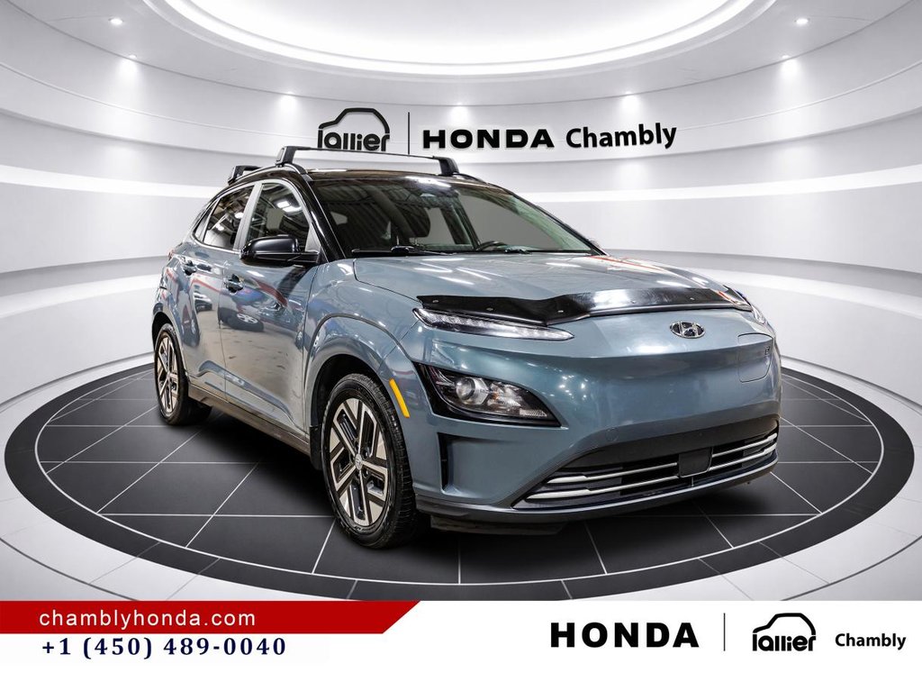 Hyundai Kona Electric Preferred FWD w/Two-Tone Roof MAGS I HEATED SEATS  & STEERING WHEEL I CARPLAY I STARTER I 2023 à Montréal, Québec - 9 - w1024h768px
