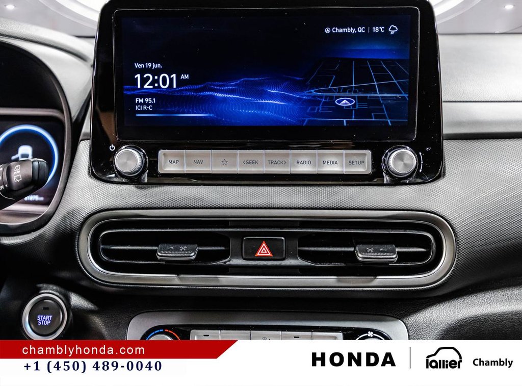 Hyundai Kona Electric Preferred FWD w/Two-Tone Roof MAGS I HEATED SEATS  & STEERING WHEEL I CARPLAY I STARTER I 2023 à Montréal, Québec - 24 - w1024h768px