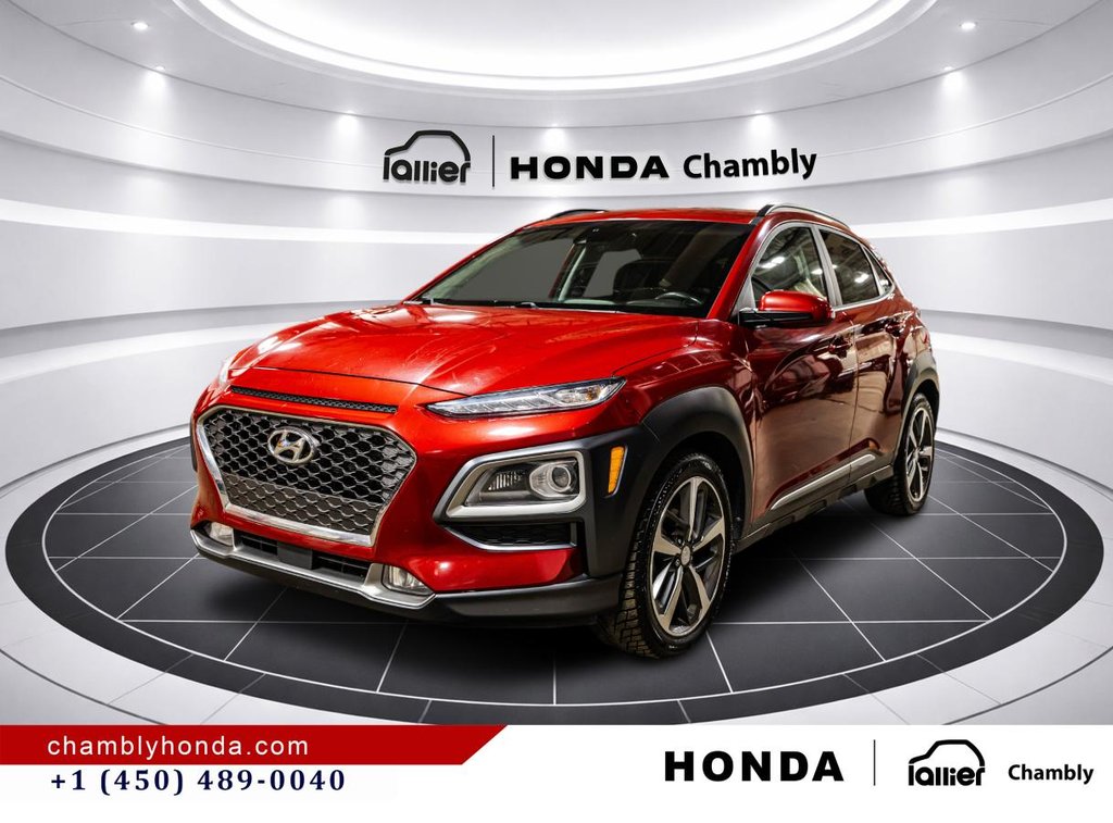 Hyundai Kona 1.6T Ultimate AWD I LEATHER I SUNROOF I HEATED SEATS & STEERING WHEEL I MAGS I AXCTIVE SECURITY 2019 à Montréal, Québec - 3 - w1024h768px