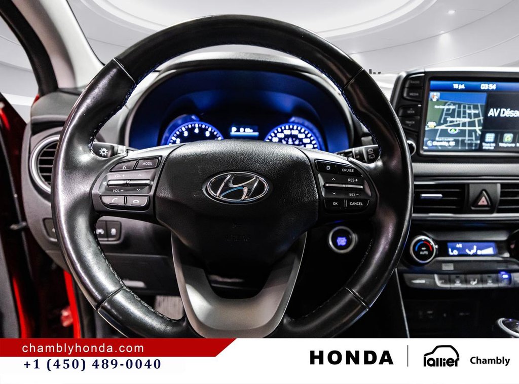 Hyundai Kona 1.6T Ultimate AWD I LEATHER I SUNROOF I HEATED SEATS & STEERING WHEEL I MAGS I AXCTIVE SECURITY 2019 à Montréal, Québec - 23 - w1024h768px