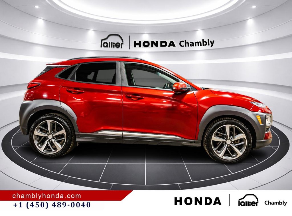 Hyundai Kona 1.6T Ultimate AWD I LEATHER I SUNROOF I HEATED SEATS & STEERING WHEEL I MAGS I AXCTIVE SECURITY 2019 à Montréal, Québec - 8 - w1024h768px