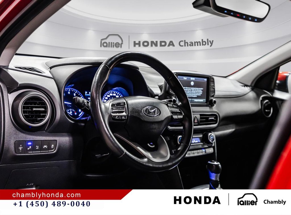 Hyundai Kona 1.6T Ultimate AWD I LEATHER I SUNROOF I HEATED SEATS & STEERING WHEEL I MAGS I AXCTIVE SECURITY 2019 à Montréal, Québec - 21 - w1024h768px