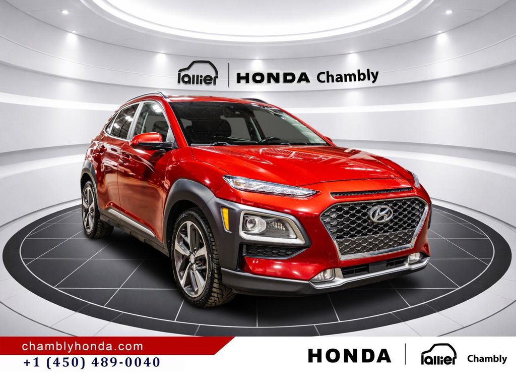 Hyundai Kona 1.6T Ultimate AWD I LEATHER I SUNROOF I HEATED SEATS & STEERING WHEEL I MAGS I AXCTIVE SECURITY 2019 à Montréal, Québec - 9 - w1024h768px