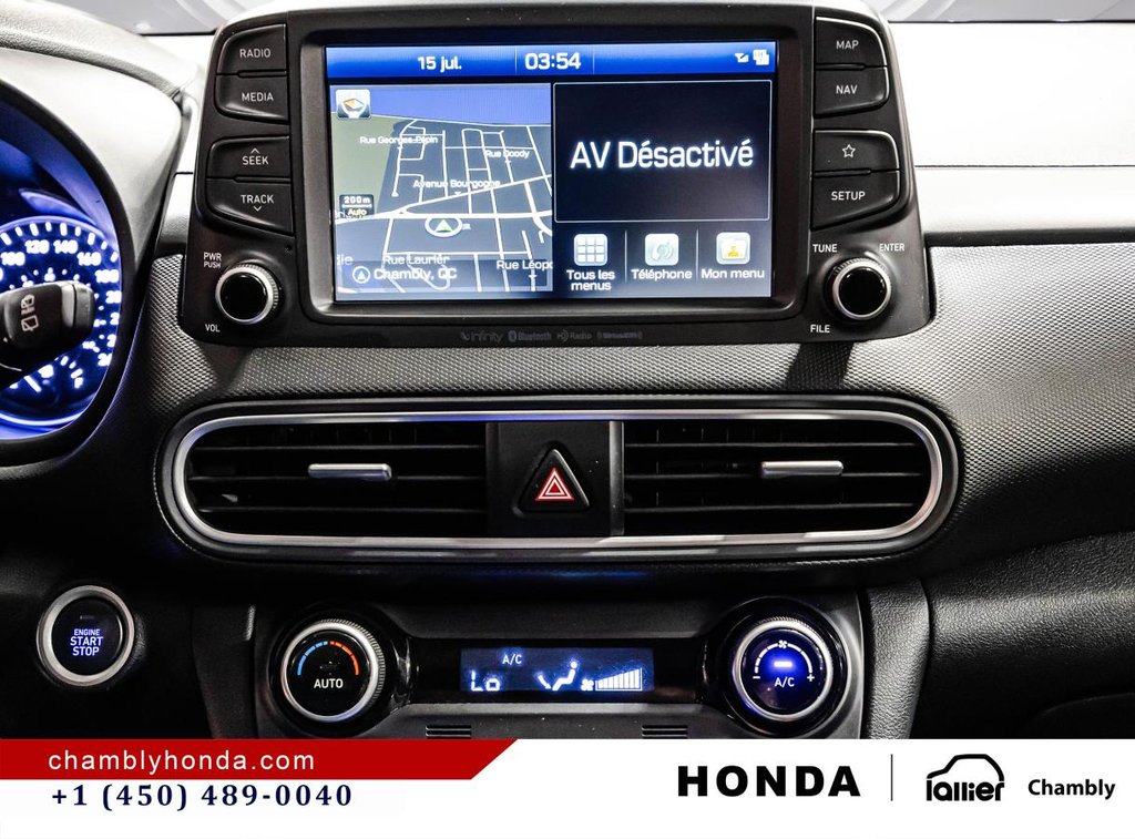 Hyundai Kona 1.6T Ultimate AWD I LEATHER I SUNROOF I HEATED SEATS & STEERING WHEEL I MAGS I AXCTIVE SECURITY 2019 à Montréal, Québec - 25 - w1024h768px
