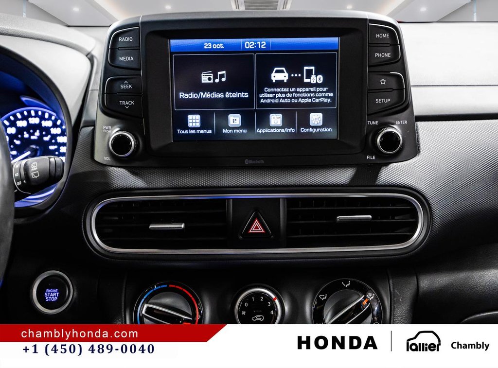 Hyundai Kona 2.0L Preferred CARPLAY I MAGS I HEATED SEATS AND STEERING WHEEL I STARTER I ACTIVE SECURITY 2021 à Montréal, Québec - 23 - w1024h768px