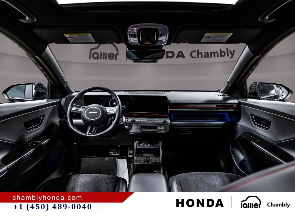 Hyundai Kona 1.6T N Line Ultimate AWD 14,000 KM I SUNROOF HEATED & VENTILATED SEATS I MAGS I STRATER I  CARPLAY 2024 à Montréal, Québec - 14 - w1024h768px