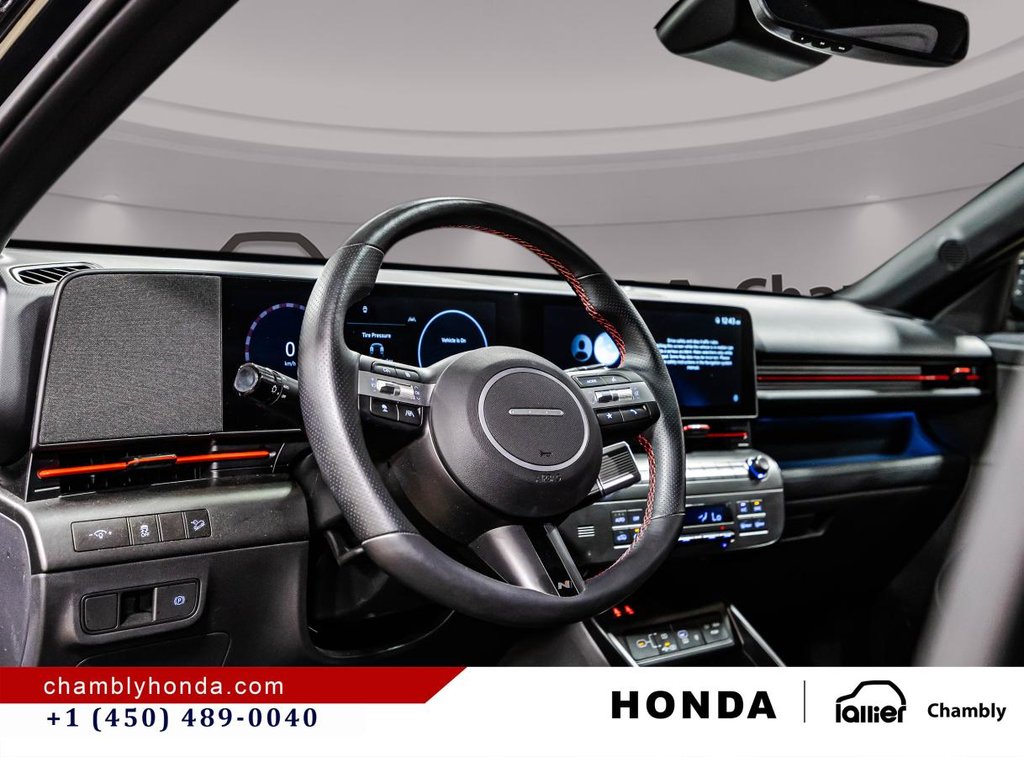 Hyundai Kona 1.6T N Line Ultimate AWD 14,000 KM I SUNROOF HEATED & VENTILATED SEATS I MAGS I STRATER I  CARPLAY 2024 à Montréal, Québec - 21 - w1024h768px