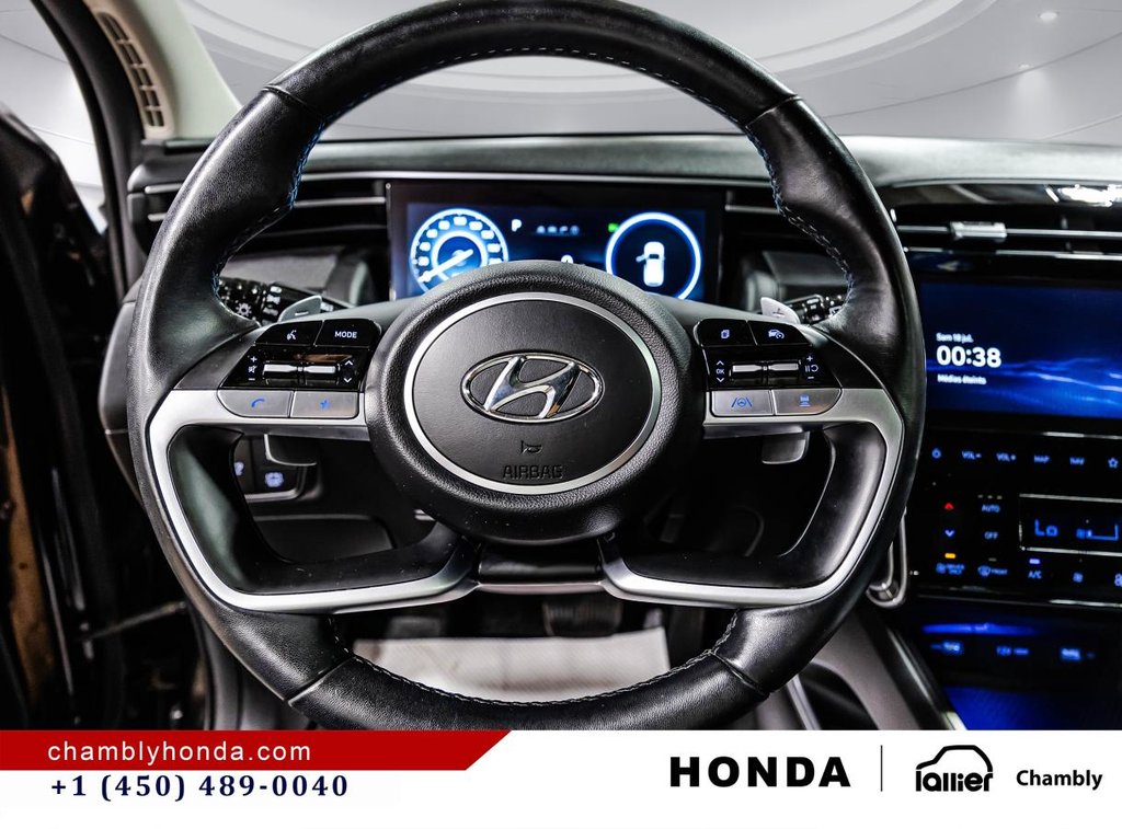 2024 Hyundai Tucson Hybrid Luxury AWD LEATHER I PANORAMIC SUNROOF I HEATED SEATS & STEERING WHEEL  I STARTER I ACTIVE SECURITY in Montréal, Quebec - 25 - w1024h768px
