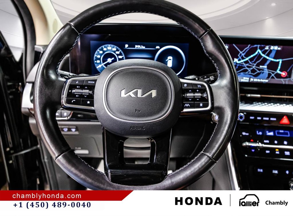 Kia Carnival SX LEATHER I COOLLING AND HEATED SEATS I HEATED STEERING WHEEL I MAGS  I SUNROOF I ACTIVE SECURITY 2023 à Montréal, Québec - 26 - w1024h768px
