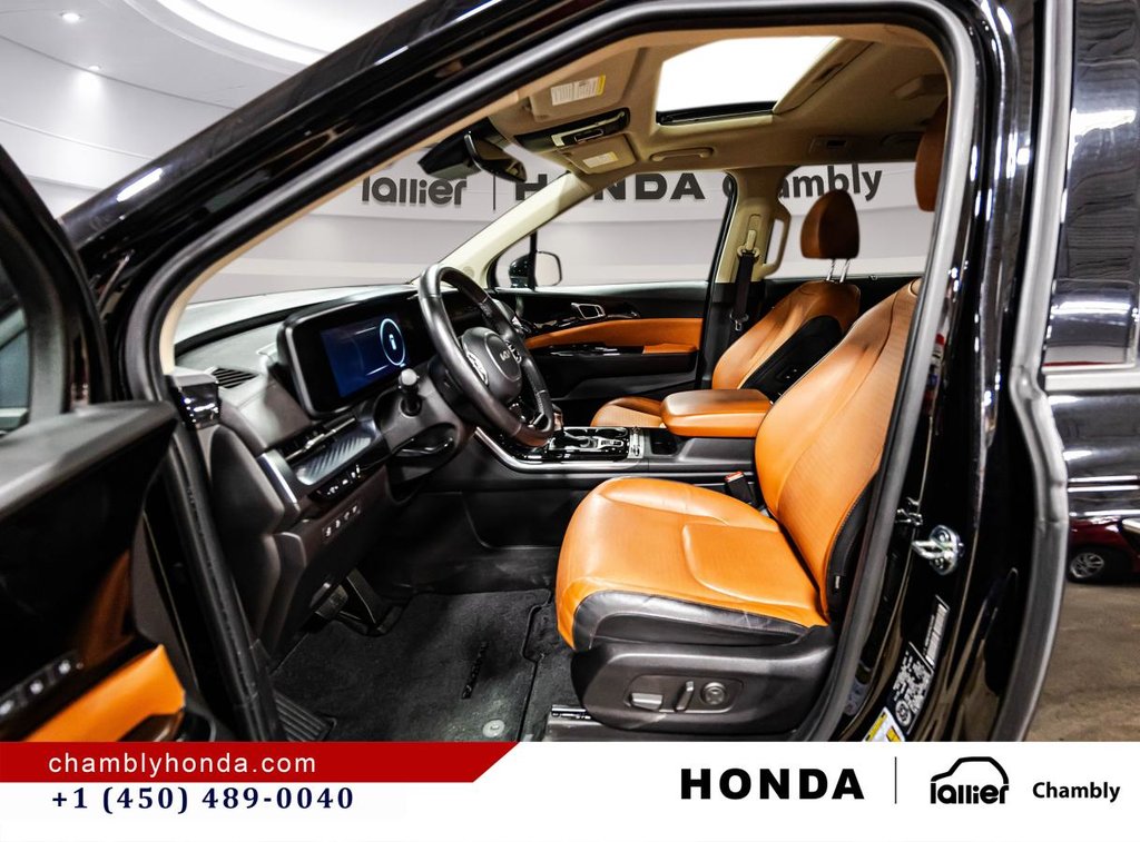 Kia Carnival SX LEATHER I COOLLING AND HEATED SEATS I HEATED STEERING WHEEL I MAGS  I SUNROOF I ACTIVE SECURITY 2023 à Montréal, Québec - 23 - w1024h768px