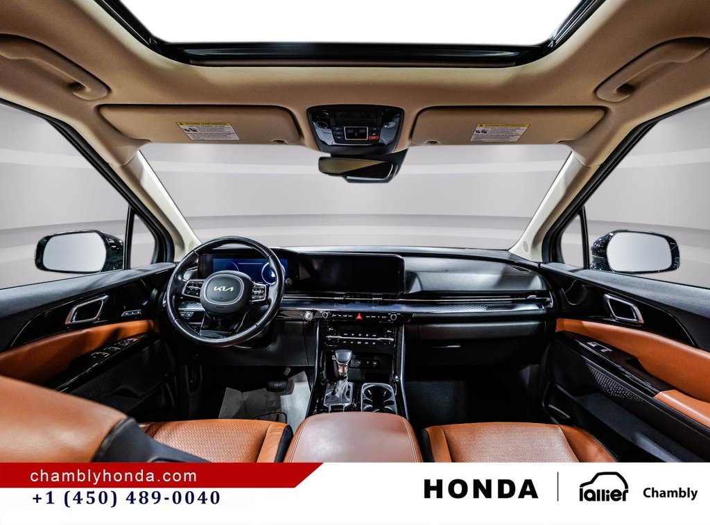 Kia Carnival SX LEATHER I COOLLING AND HEATED SEATS I HEATED STEERING WHEEL I MAGS  I SUNROOF I ACTIVE SECURITY 2023 à Montréal, Québec - 16 - w1024h768px