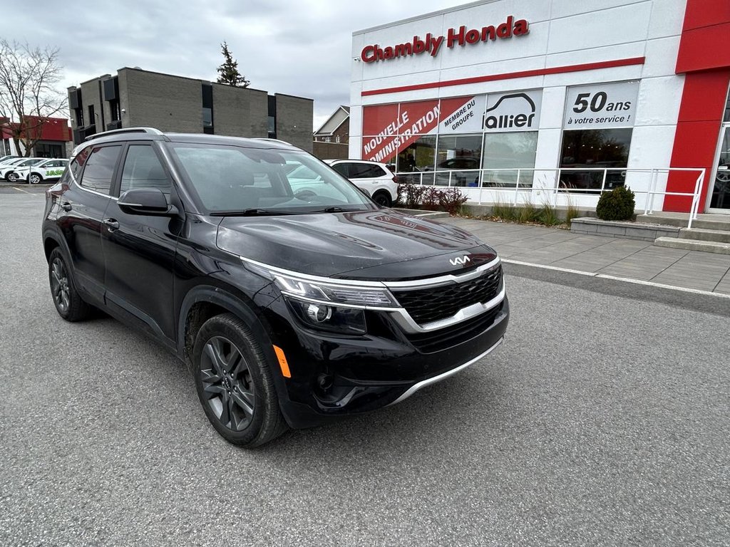 2023 Kia Seltos EX MAGS I SHEATED SEATS AND STEERING WHEEL I CARPLAY I CAMERA IU STERTER I ACTIVE SECURITY in Montréal, Quebec - 1 - w1024h768px