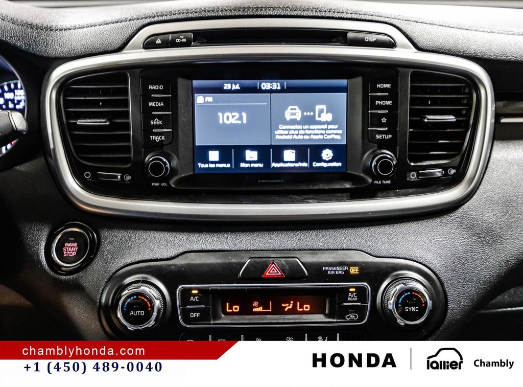 Kia Sorento LX V6 Premium AWD 7 SEATERS I 5,000 TOWING CAPACITY I HEATED & STEERING WHEEL SEATS I CARPLAY I MAGS 2019 à Montréal, Québec - 24 - w1024h768px