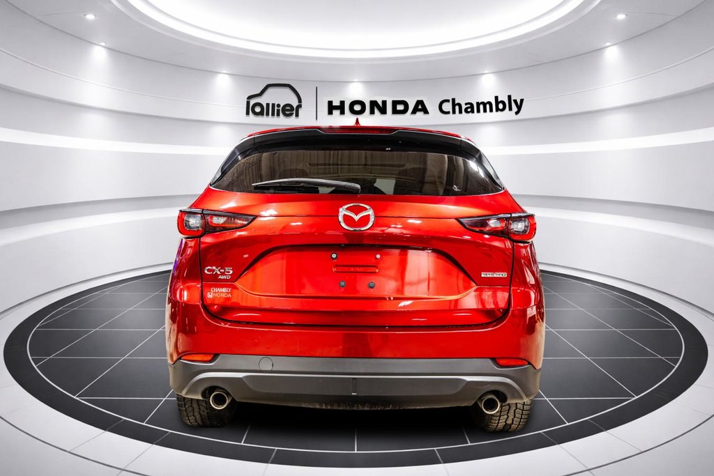 Mazda CX-5 GT AWD 1 OWNER I NO ACCIDENT I CARPLAY I SUNROOF I LEATHER I HEATED SEATS & STEERING WHEEL 2022 à Montréal, Québec - 6 - w1024h768px