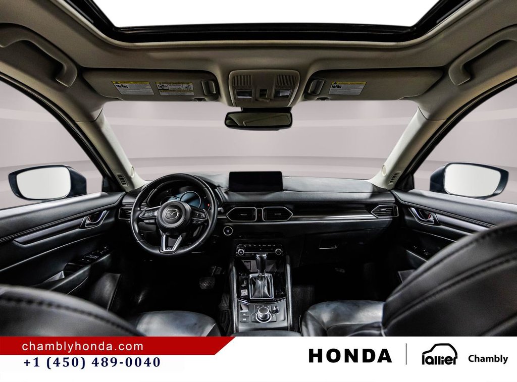 Mazda CX-5 GS AWD SUNROOF I MAGS I LEATHER 7 SUEDE I HEATED SEATS IO CARPLAY I ACTIVE SECURITY 2023 à Montréal, Québec - 15 - w1024h768px