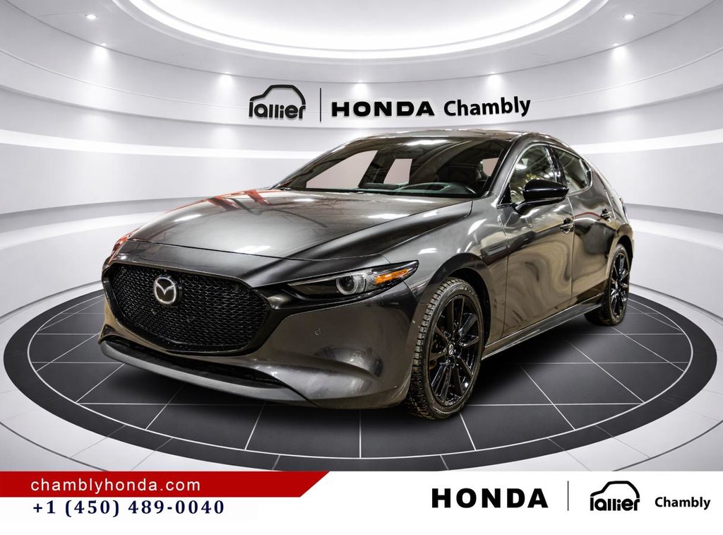Mazda 3 Sport GT w/Turbo Auto i-ACTIV AWD LEATHER CARPLAY I SUNROOF I HEATED SEATS I ACTIVE SECURITY 2021 à Montréal, Québec - 3 - w1024h768px
