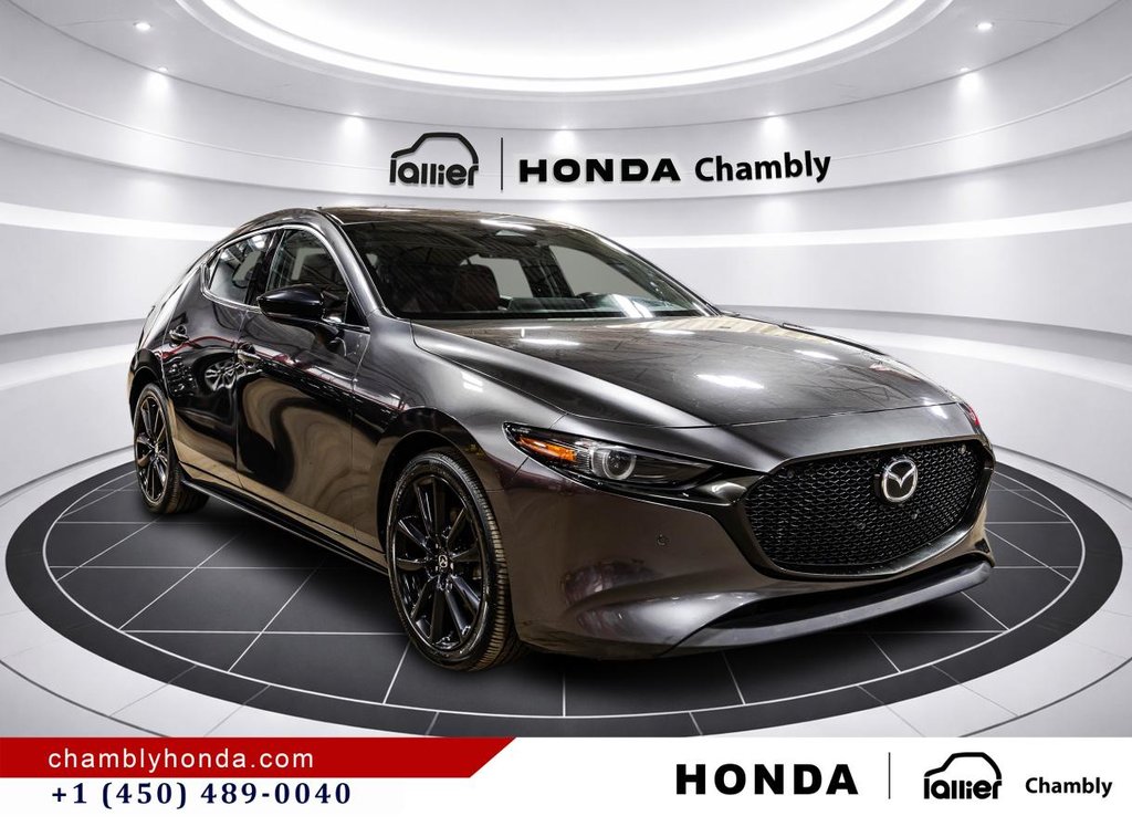 Mazda 3 Sport GT Auto i-ACTIV AWD LEATHER I HEATED SEATS AND STEERING WHEEL I MAGS I CARPLAY I ACTIVE SECURITY 2024 à Montréal, Québec - 9 - w1024h768px