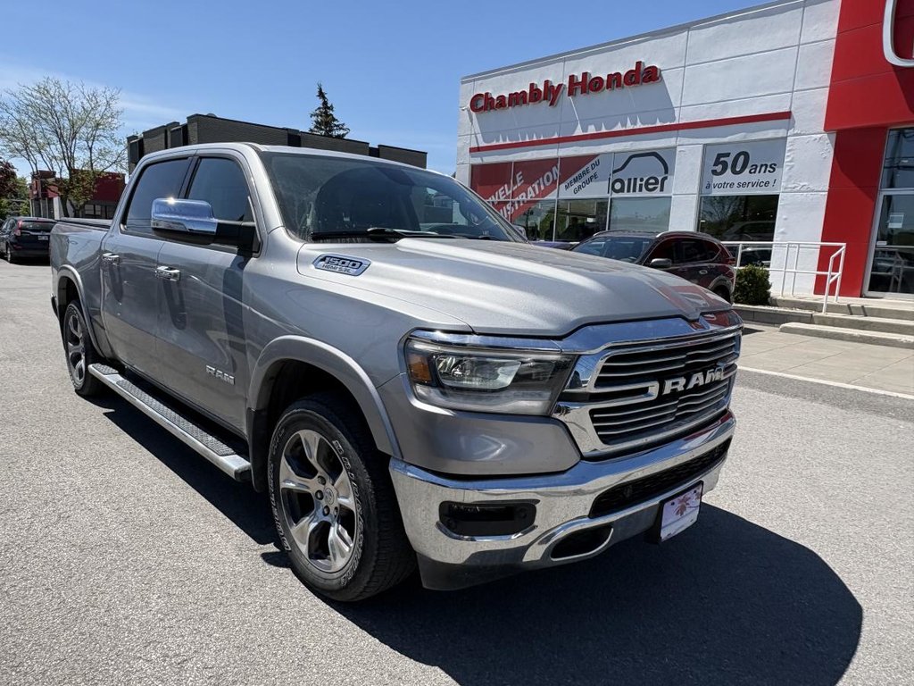 2019 Ram 1500 Laramie 4x4 Crew Cab 5'7 Box I 38,000 KM I MINT CONDITION I 8 TIRES 8 MAGS I LEATHER I CAMERA in Montréal, Quebec - 1 - w1024h768px