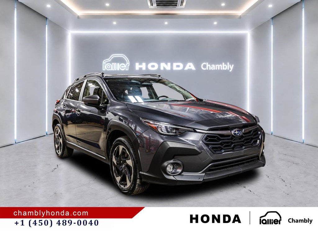Subaru Crosstrek Limited AWD 24,000 KM I LEATHER I SUNROOF I MAGS I CARPLAY I HEATED SEATS I ACTIVE SECURITY 2024 à Montréal, Québec - 9 - w1024h768px