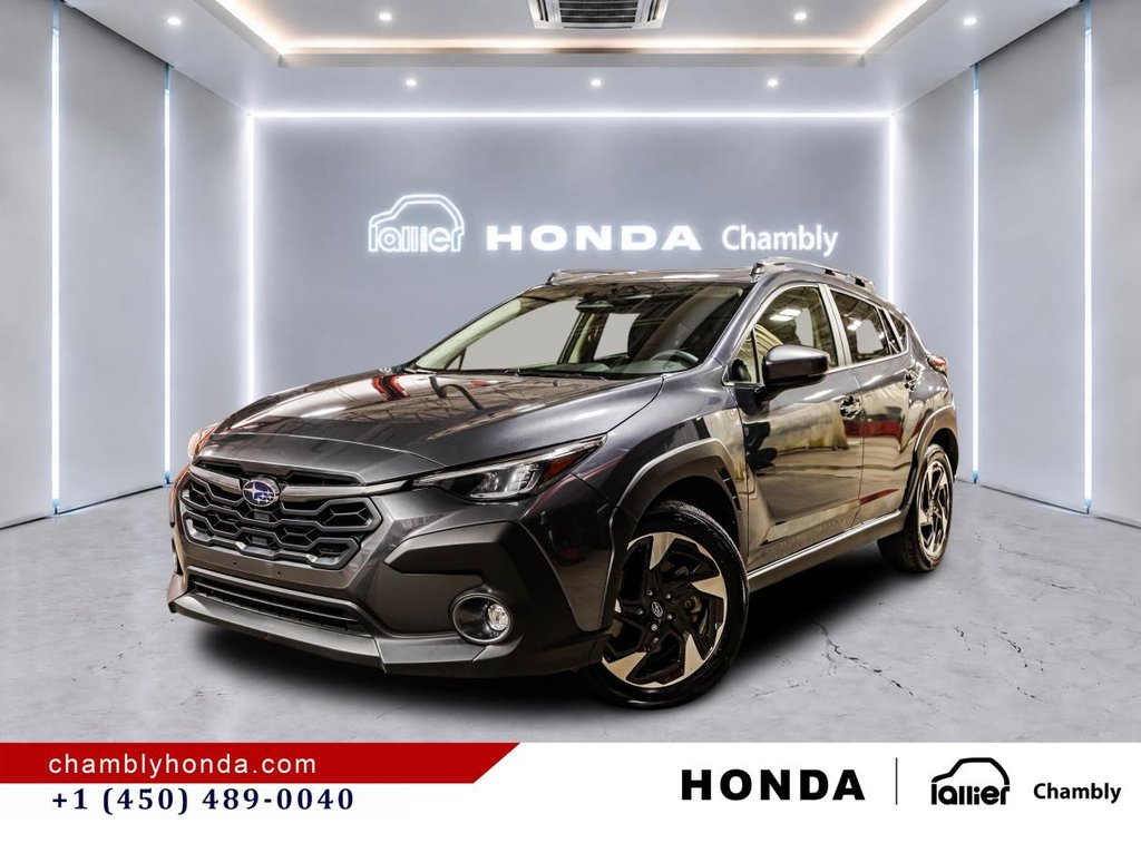 Subaru Crosstrek Limited AWD 24,000 KM I LEATHER I SUNROOF I MAGS I CARPLAY I HEATED SEATS I ACTIVE SECURITY 2024 à Montréal, Québec - 1 - w1024h768px