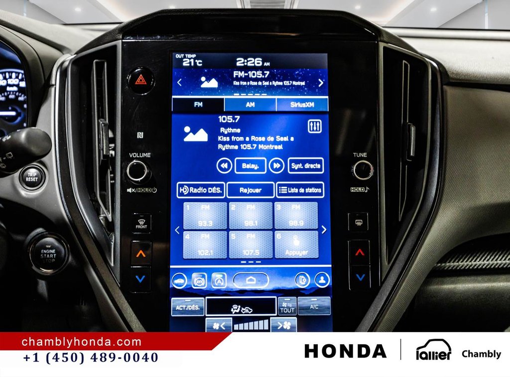 Subaru Crosstrek Limited AWD 24,000 KM I LEATHER I SUNROOF I MAGS I CARPLAY I HEATED SEATS I ACTIVE SECURITY 2024 à Montréal, Québec - 24 - w1024h768px