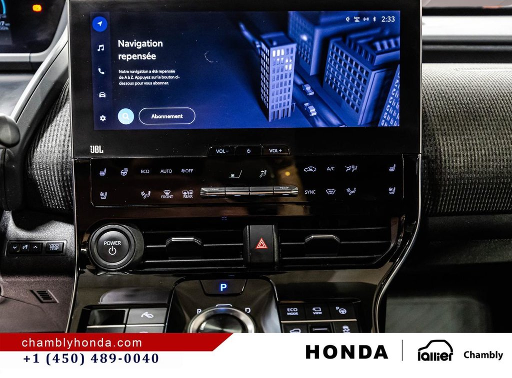 Toyota bZ4X XLE AWD I HEATED & VENTILATED SEATS I SUNROOF I MAGS I CARPLAY I ACTIVE SECURITY 2023 à Montréal, Québec - 25 - w1024h768px