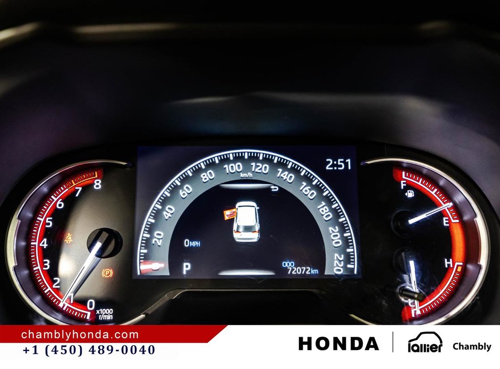 2020 Toyota RAV4 Trail AWD NO ACCIDENT I HEATED AND VENTILATED SEATS I SUNROOF I MAGS I CAMERA I ACTIVE SECURITY in Montréal, Quebec - 20 - w1024h768px