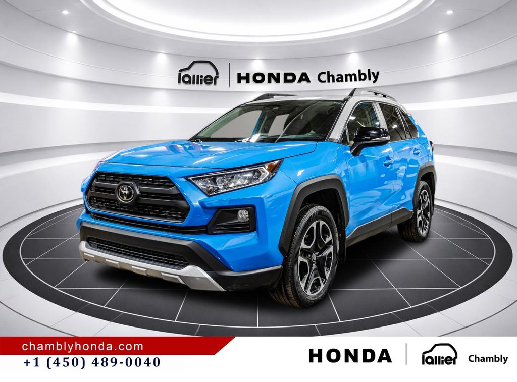2020 Toyota RAV4 Trail AWD NO ACCIDENT I HEATED AND VENTILATED SEATS I SUNROOF I MAGS I CAMERA I ACTIVE SECURITY in Montréal, Quebec - 24 - w1024h768px