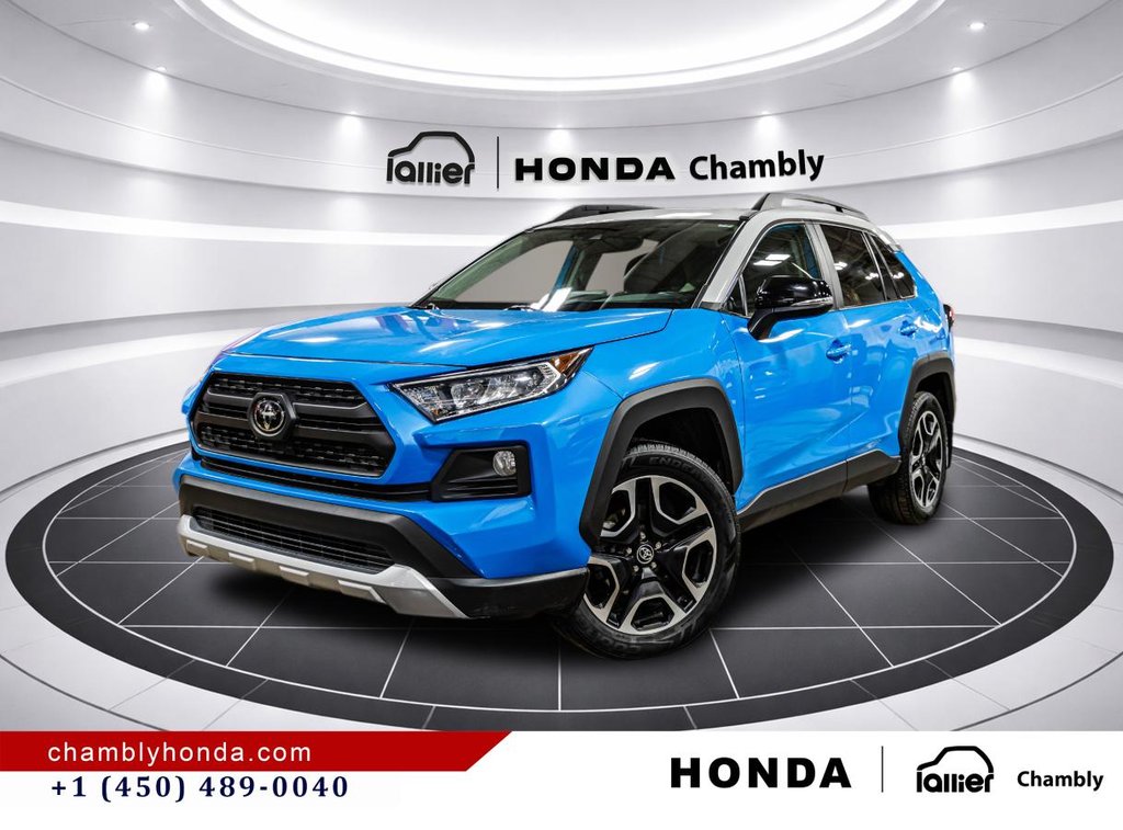 2020 Toyota RAV4 Trail AWD NO ACCIDENT I HEATED AND VENTILATED SEATS I SUNROOF I MAGS I CAMERA I ACTIVE SECURITY in Montréal, Quebec - 1 - w1024h768px