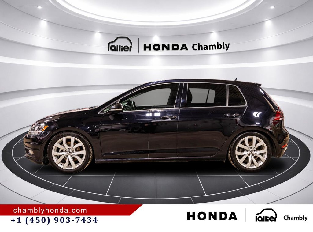 2021 Volkswagen Golf Comfortline 5-door Manual LEATHER I SUNROOF I HEATED SEATS I ACTIVE SECURITY in Montréal, Quebec - 4 - w1024h768px