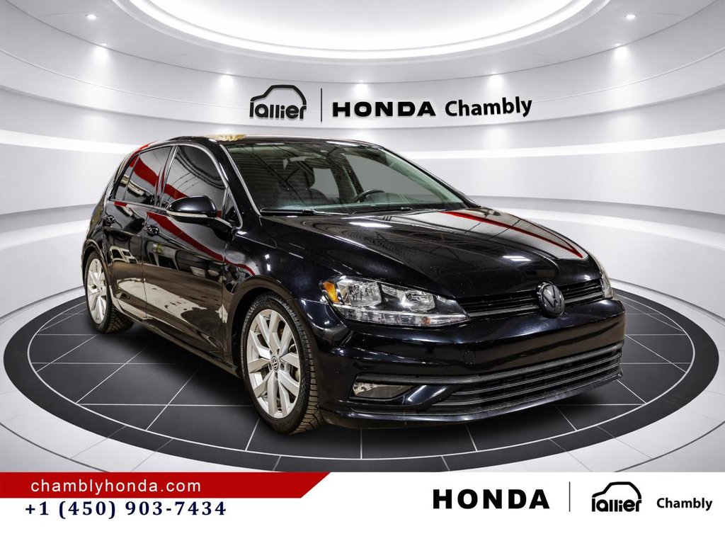 2021 Volkswagen Golf Comfortline 5-door Manual LEATHER I SUNROOF I HEATED SEATS I ACTIVE SECURITY in Montréal, Quebec - 9 - w1024h768px