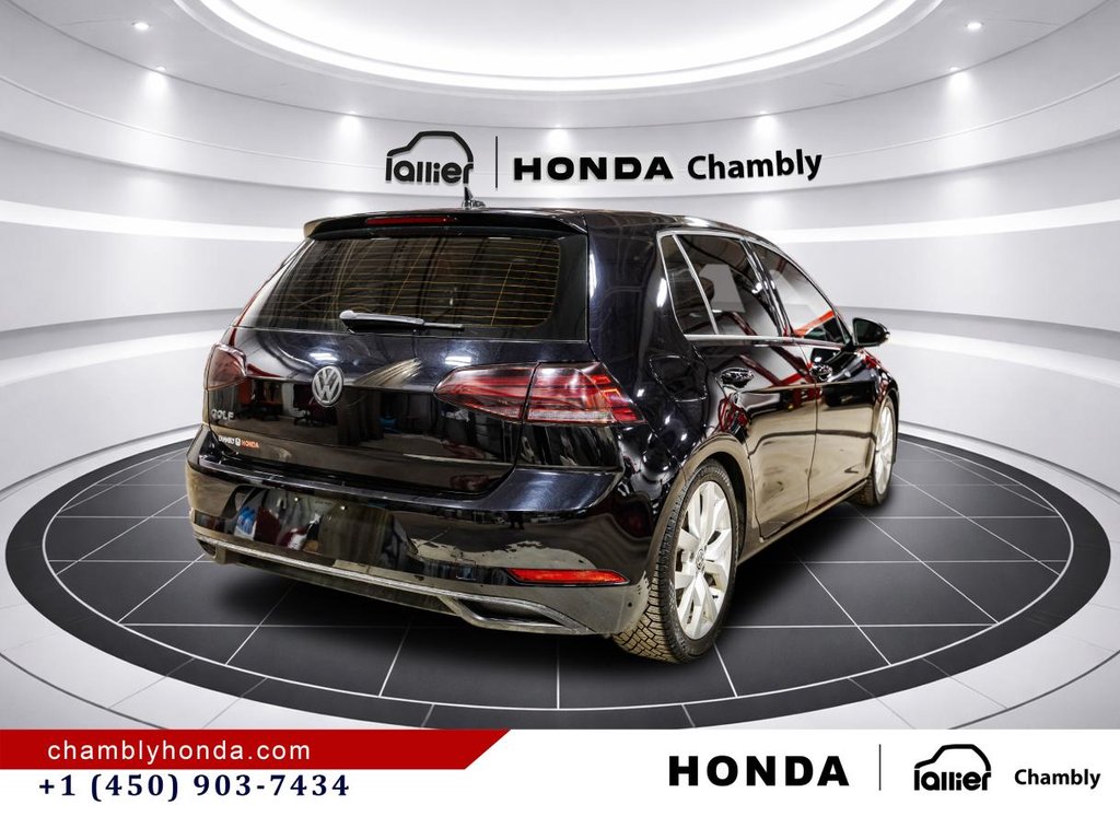 2021 Volkswagen Golf Comfortline 5-door Manual LEATHER I SUNROOF I HEATED SEATS I ACTIVE SECURITY in Montréal, Quebec - 7 - w1024h768px
