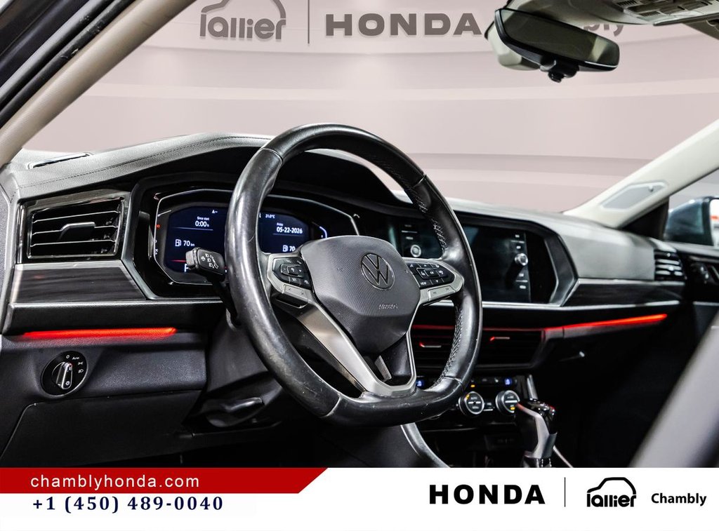 2023 Volkswagen Jetta Highline CUIR I HEATED SEATS I MAGS I CAMERA I CARPLAY I ACTIVE SECURITY in Montréal, Quebec - 21 - w1024h768px