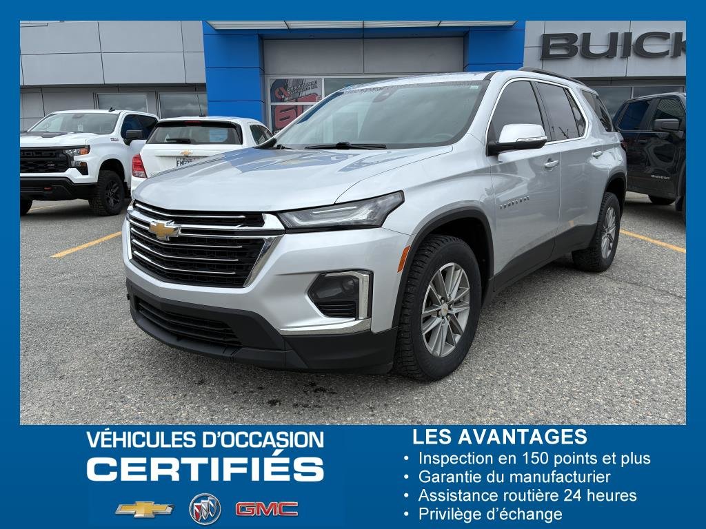 Chevrolet Traverse LT Cloth 2022 à Chibougamau, Québec - 1 - w1024h768px