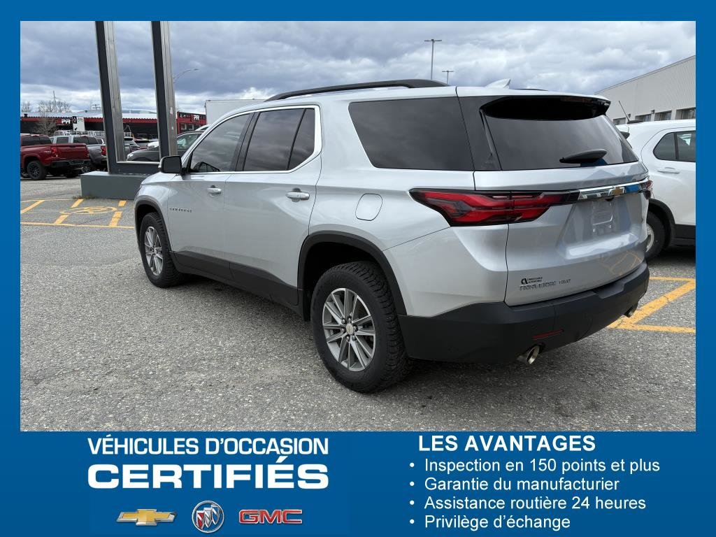 Chevrolet Traverse LT Cloth 2022 à Chibougamau, Québec - 4 - w1024h768px