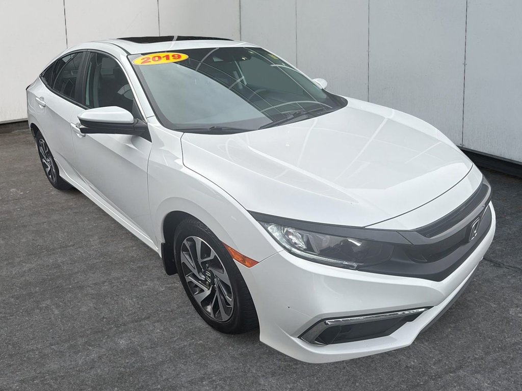 2019 Honda Civic Sedan EX | Roof | Cam | USB | HtdSeats | Bluetooth in Saint John, New Brunswick - 1 - w1024h768px