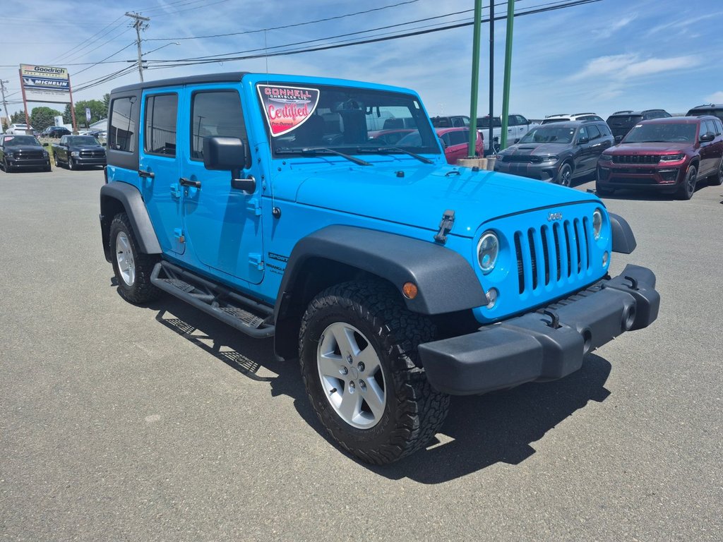 2018 Jeep Wrangler JK Unlimited Sport in Woodstock, New Brunswick - 3 - w1024h768px