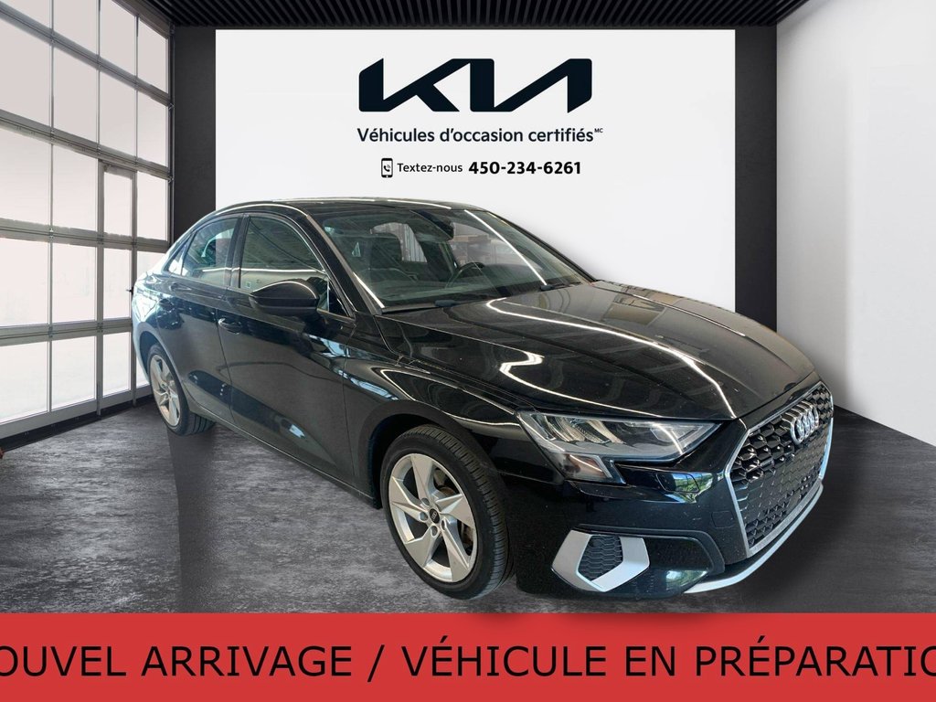 2022 Audi A3 SEDAN Komfort 40, 8 PNEUS, AUCUN ACCIDENT, TOIT, AWD in Mirabel, Quebec - 17 - w1024h768px
