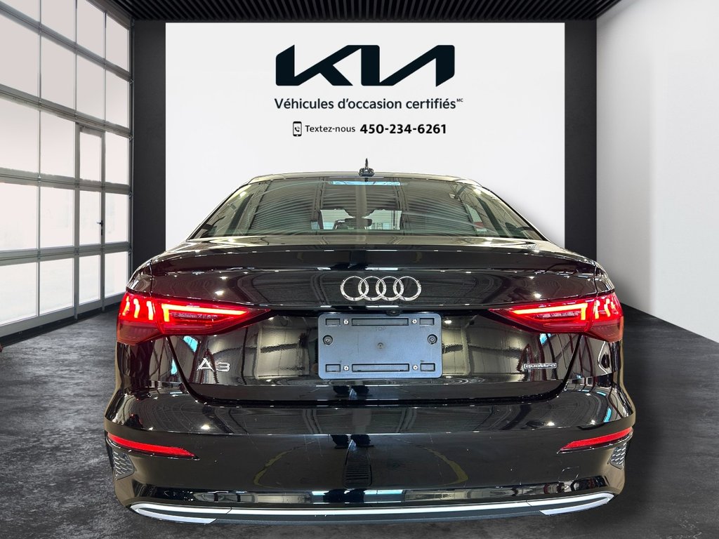 2022 Audi A3 SEDAN Komfort 40, 8 PNEUS, AUCUN ACCIDENT, TOIT, AWD in Mirabel, Quebec - 30 - w1024h768px