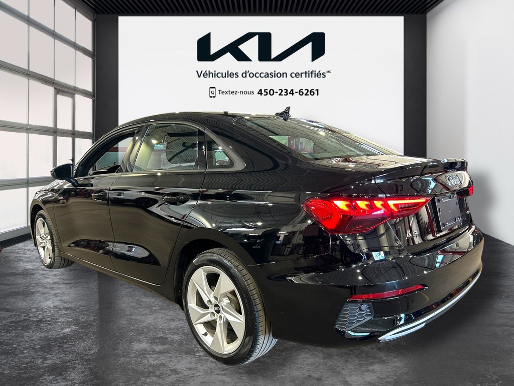 2022 Audi A3 SEDAN Komfort 40, 8 PNEUS, AUCUN ACCIDENT, TOIT, AWD in Mirabel, Quebec - 14 - w1024h768px