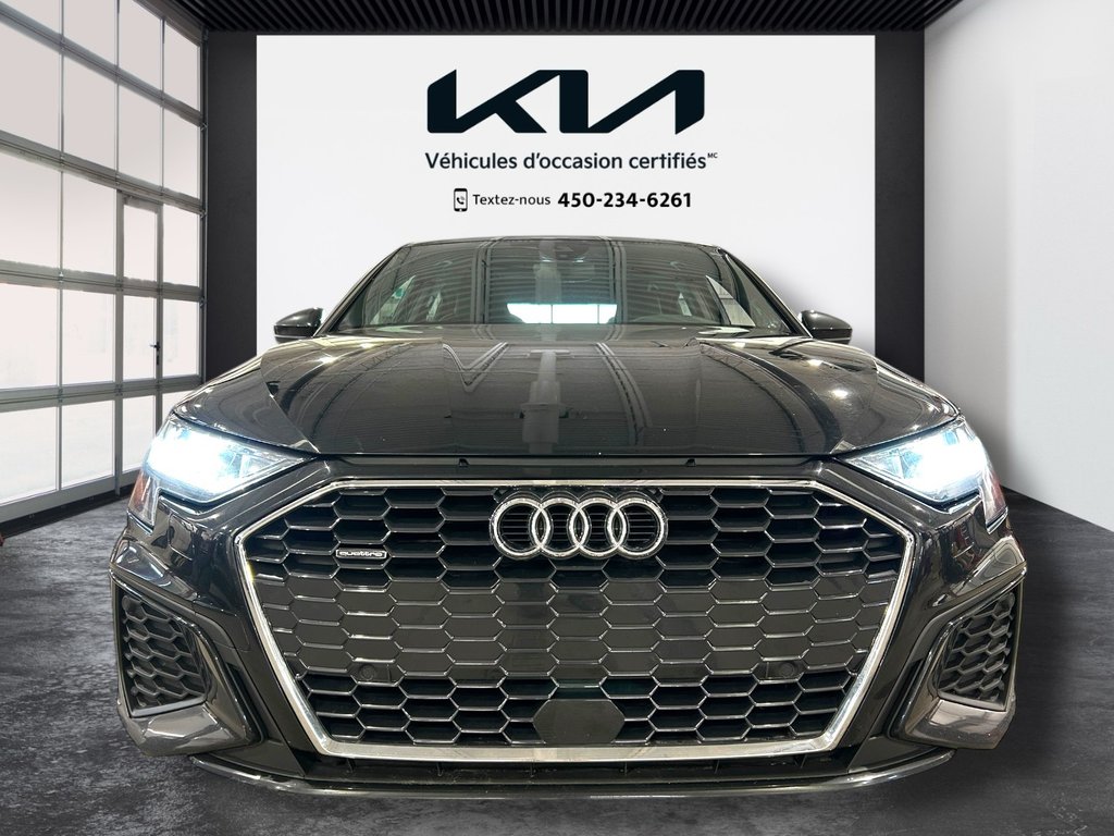 Audi A3 Sedan Progressiv, JAMAIS ACCIDENTÉ,, CUIR, AWD 2022 à Mirabel, Québec - 5 - w1024h768px