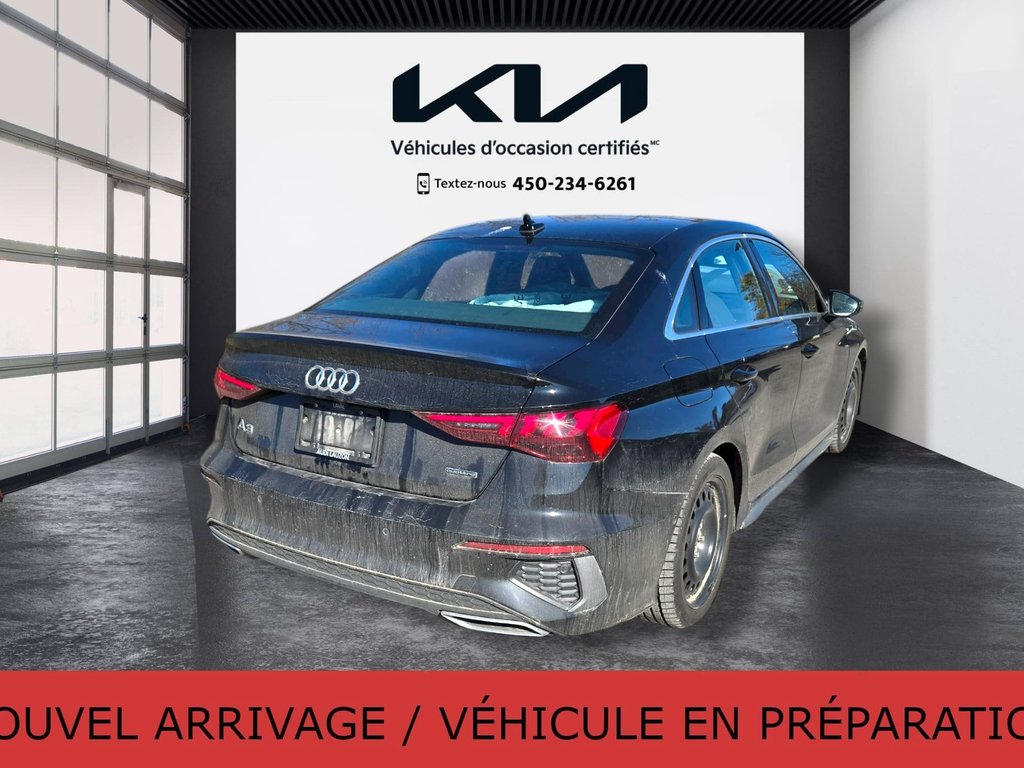 2022 Audi A3 Sedan Progressiv, JAMAIS ACCIDENTÉ, 8 PNEUS, CUIR, AWD in Mirabel, Quebec - 19 - w1024h768px