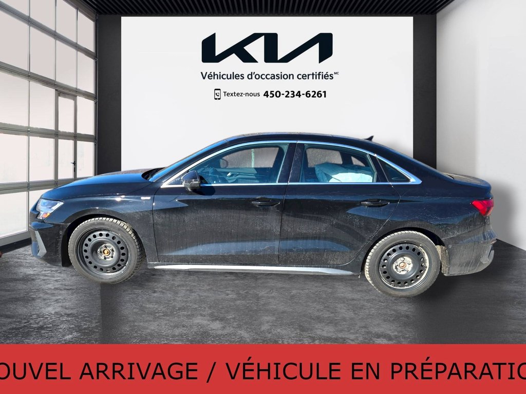 2022 Audi A3 Sedan Progressiv, JAMAIS ACCIDENTÉ, 8 PNEUS, CUIR, AWD in Mirabel, Quebec - 4 - w1024h768px