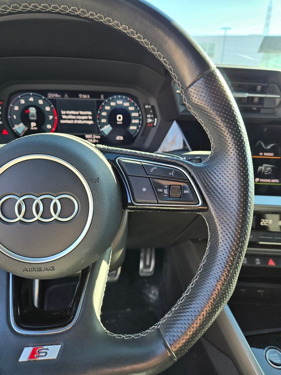 2022 Audi A3 Sedan Progressiv, JAMAIS ACCIDENTÉ, 8 PNEUS, CUIR, AWD in Mirabel, Quebec - 14 - w1024h768px